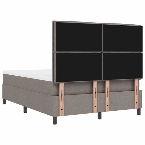 Boxspringbett mit Matratze Taupe 160x200 cm