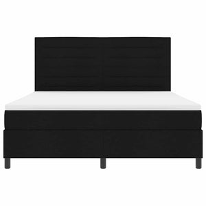Boxspringbett mit Matratze Schwarz 180x200 cm