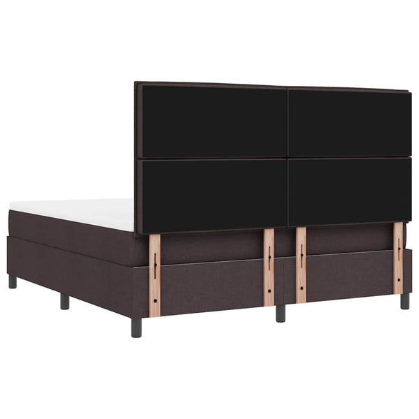 Boxspringbett Dunkelbraun 180x200 cm