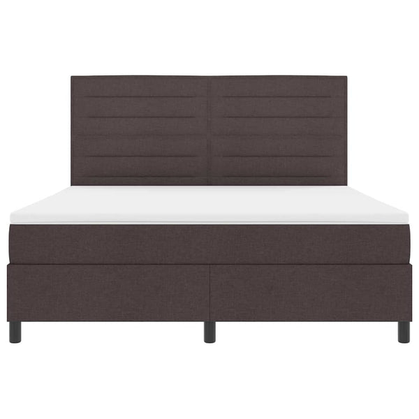 Boxspringbett Dunkelbraun 180x200 cm