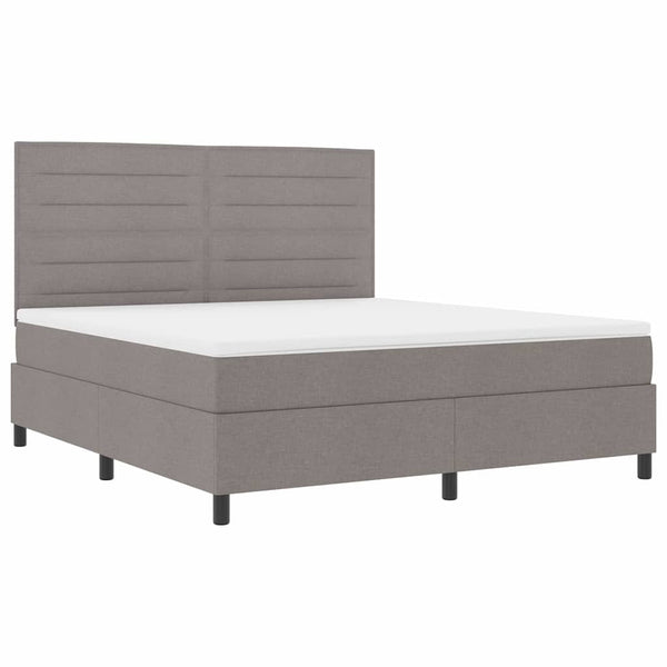 Boxspringbett mit Matratze Taupe 180x200 cm