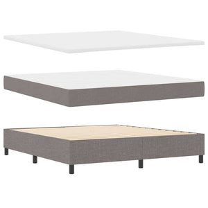 Boxspringbett mit Matratze Taupe 180x200 cm