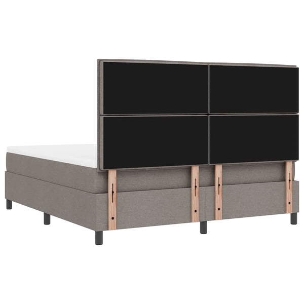 Boxspringbett mit Matratze Taupe 180x200 cm