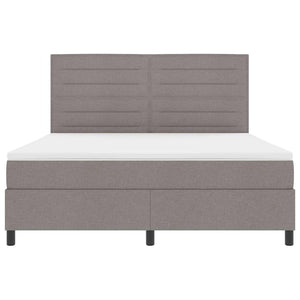 Boxspringbett mit Matratze Taupe 180x200 cm