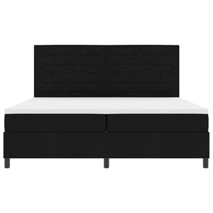 Boxspringbett mit Matratze Schwarz 200x200 cm