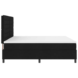 Boxspringbett mit Matratze Schwarz 200x200 cm