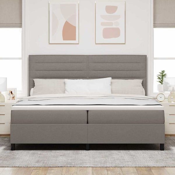 Boxspringbett mit Matratze Taupe 200x200 cm