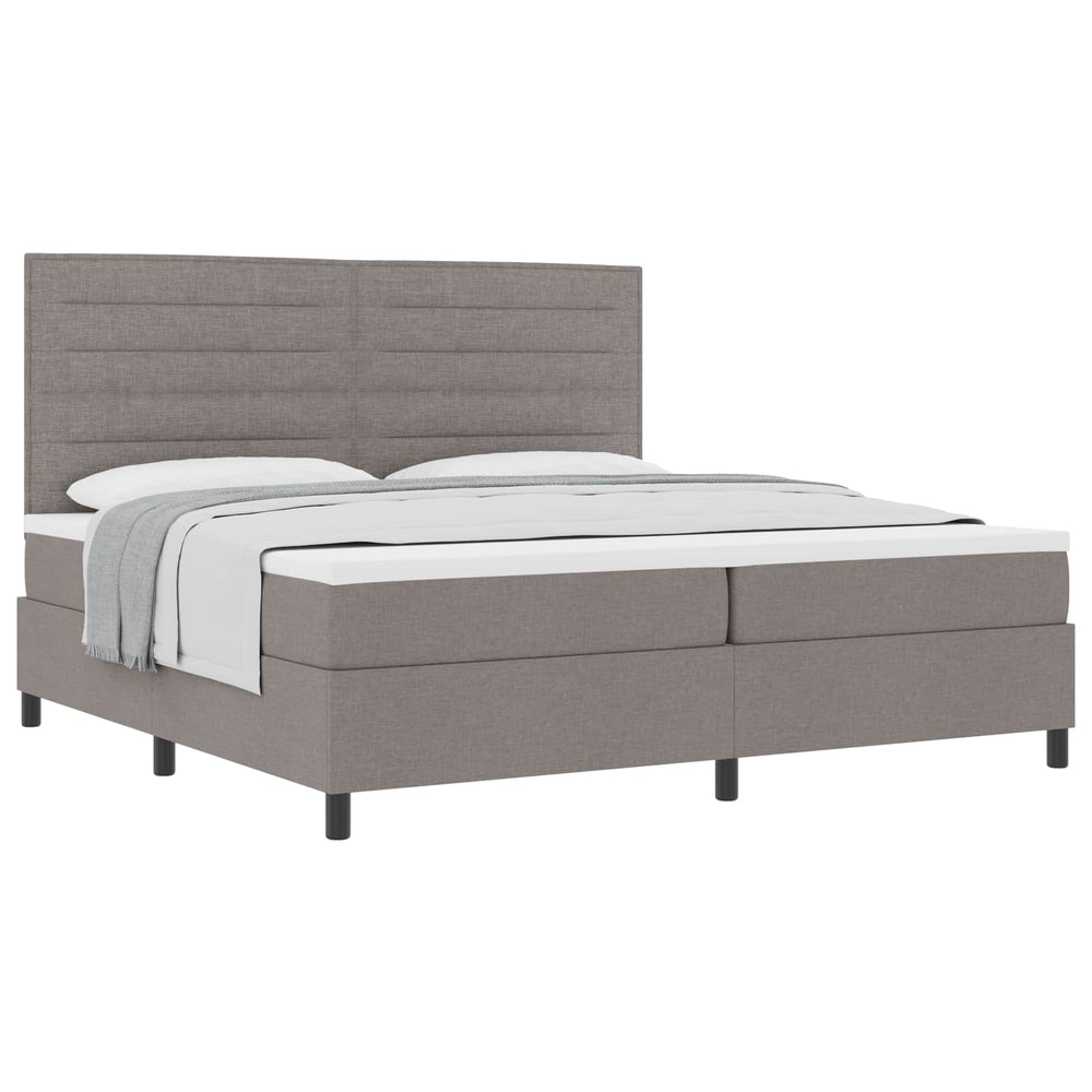 Boxspringbett mit Matratze Taupe 200x200 cm