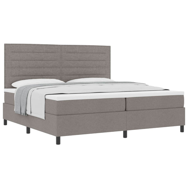 Boxspringbett mit Matratze Taupe 200x200 cm