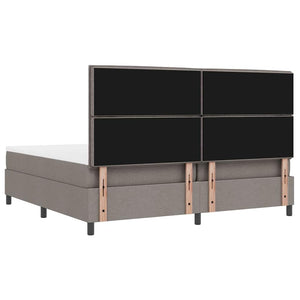 Boxspringbett mit Matratze Taupe 200x200 cm