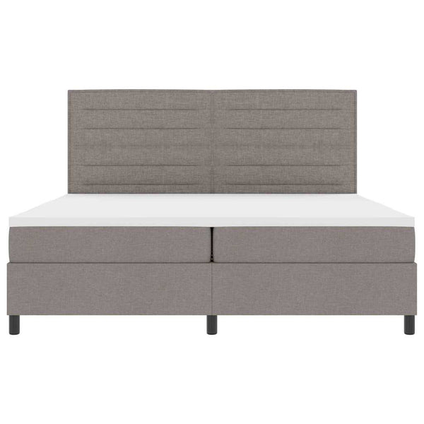 Boxspringbett mit Matratze Taupe 200x200 cm