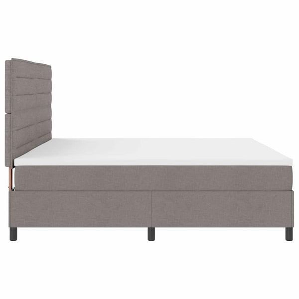 Boxspringbett mit Matratze Taupe 200x200 cm