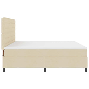 Boxspringbett Creme 200x200 cm