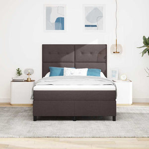 Boxspringbett mit Matratze Dunkelbraun 160x200 cm