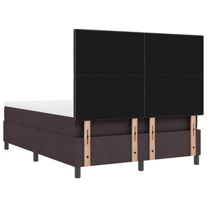 Boxspringbett mit Matratze Dunkelbraun 160x200 cm