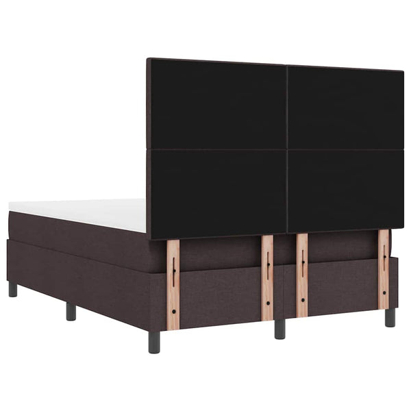 Boxspringbett mit Matratze Dunkelbraun 160x200 cm