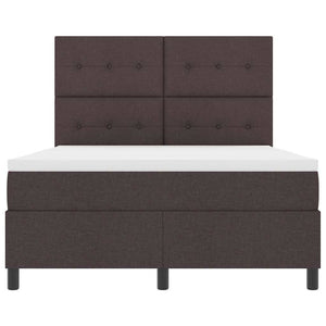 Boxspringbett mit Matratze Dunkelbraun 160x200 cm