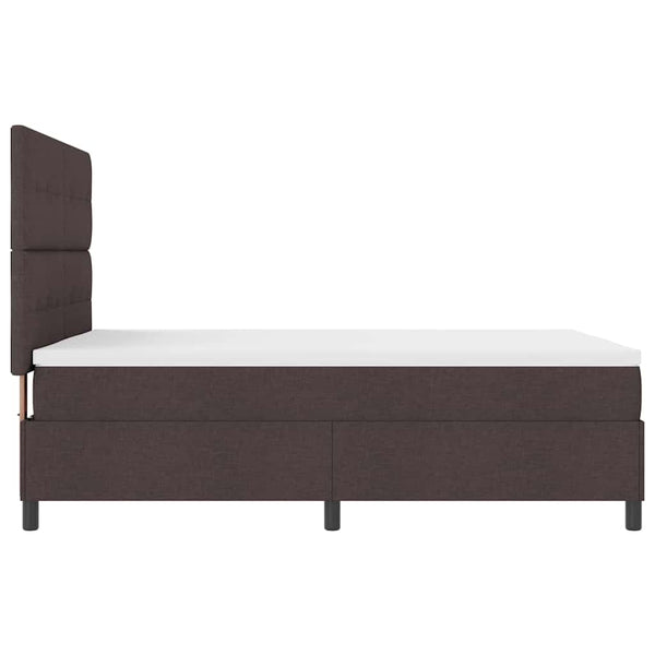 Boxspringbett mit Matratze Dunkelbraun 160x200 cm
