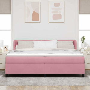 Boxspringbett Rosa 200x200 cm Samt