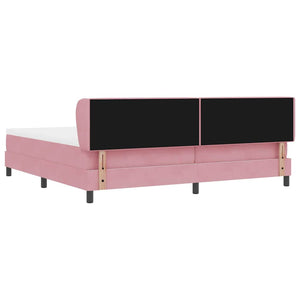 Boxspringbett Rosa 200x200 cm Samt