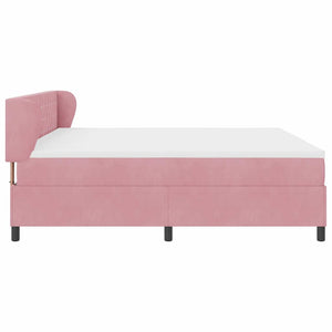 Boxspringbett Rosa 200x200 cm Samt
