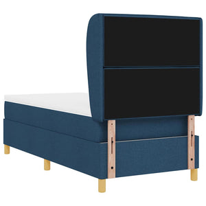 Boxspringbett Blau mit Matratze 200x100 cm