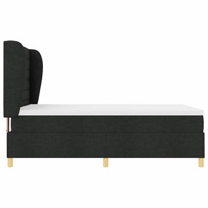 Boxspringbett mit Matratze Schwarz 190x140 cm