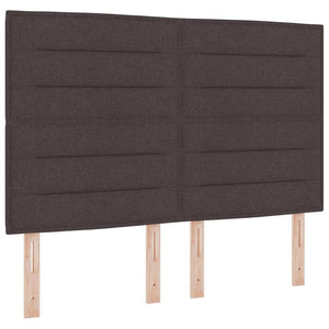 Boxspringbett Dunkelbraun 190x140 cm