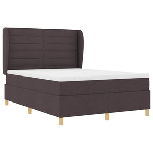 Boxspringbett Dunkelbraun 190x140 cm