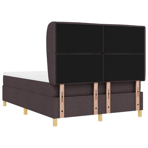 Boxspringbett Dunkelbraun 190x140 cm