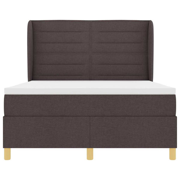 Boxspringbett Dunkelbraun 190x140 cm