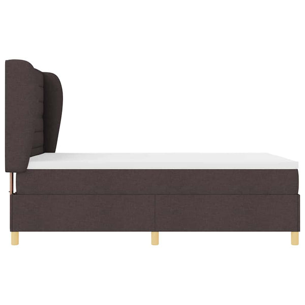 Boxspringbett Dunkelbraun 190x140 cm