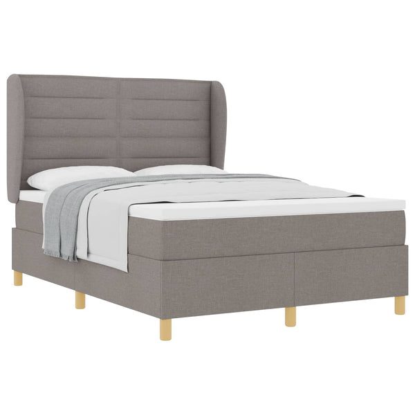 Boxspringbett mit Matratze Taupe 190x140 cm