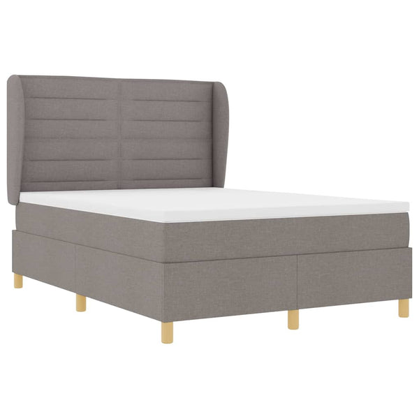 Boxspringbett mit Matratze Taupe 190x140 cm