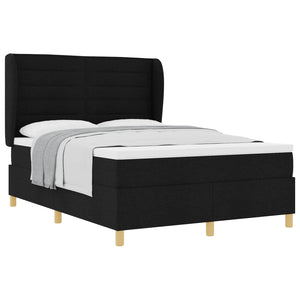 Boxspringbett mit Matratze 200x140 cm Schwarz
