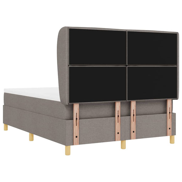 Boxspringbett mit Matratze Taupe 200x140 cm