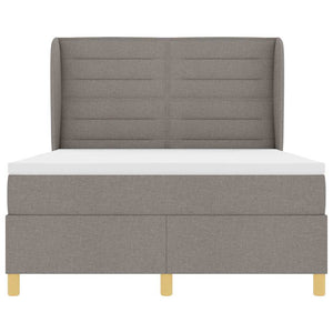 Boxspringbett mit Matratze Taupe 200x140 cm