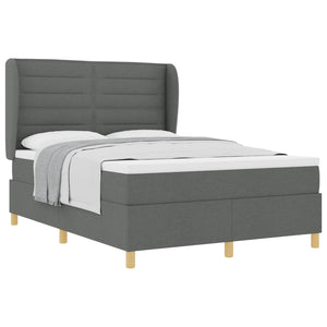 Boxspringbett mit Matratze Dunkelgrau 160x200 cm