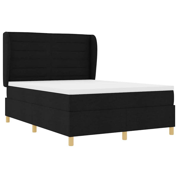Boxspringbett mit Matratze Schwarz 160x200 cm