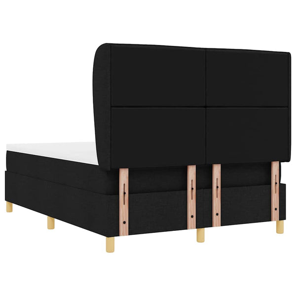 Boxspringbett mit Matratze Schwarz 160x200 cm
