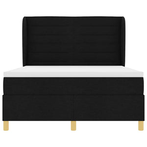Boxspringbett mit Matratze Schwarz 160x200 cm