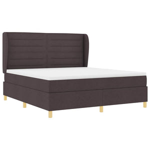 Boxspringbett Dunkelbraun 200x180 cm mit Matratze