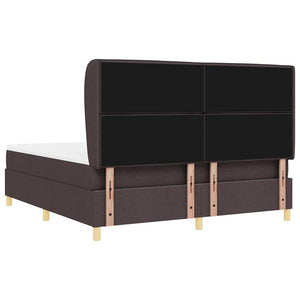 Boxspringbett Dunkelbraun 200x180 cm mit Matratze