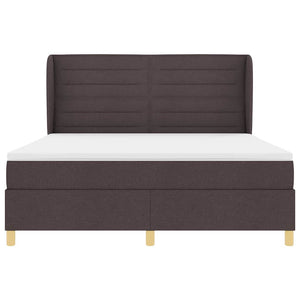 Boxspringbett Dunkelbraun 200x180 cm mit Matratze