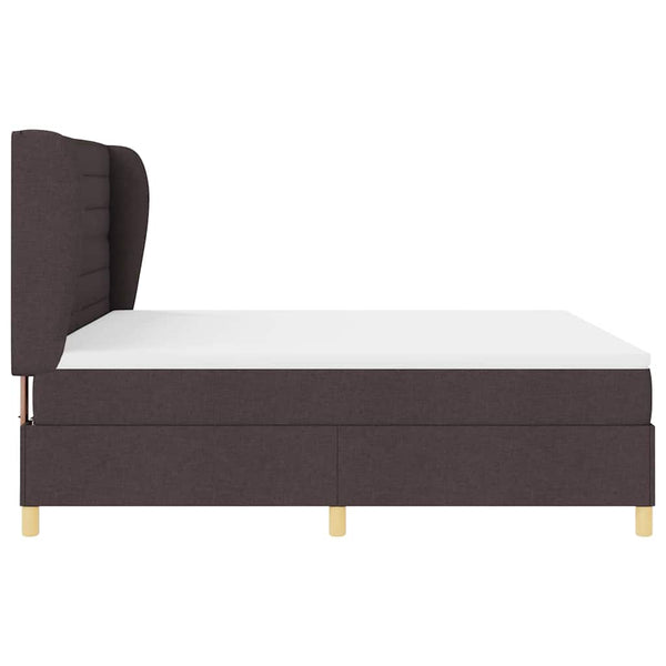 Boxspringbett Dunkelbraun 200x180 cm mit Matratze
