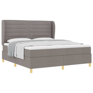 Boxspringbett Taupe 200x180 cm