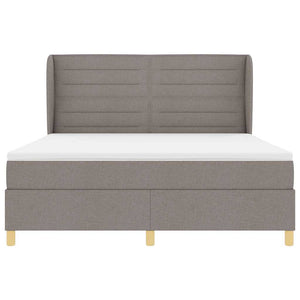 Boxspringbett Taupe 200x180 cm