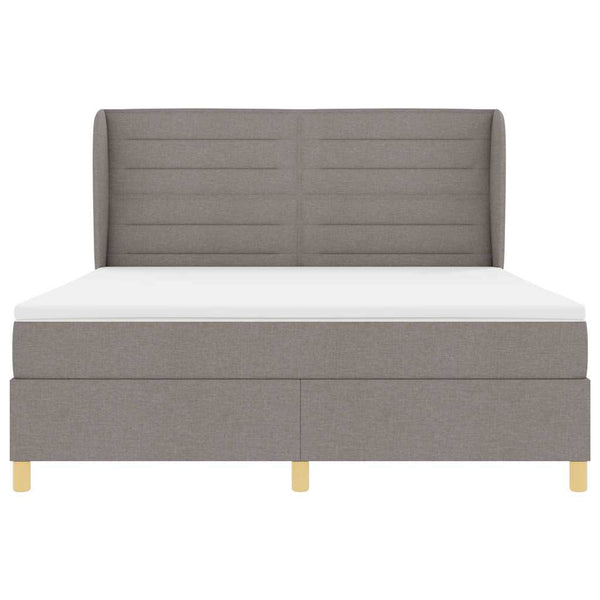 Boxspringbett Taupe 200x180 cm