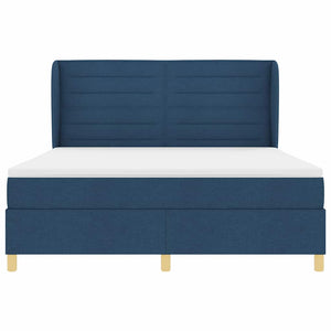 Boxspringbett Blau mit Matratze 200x180 cm