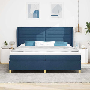 Boxspringbett mit Matratze Dunkelgrau 90x190 cm